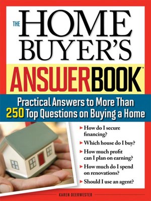 Home Buyer's Answer Book - ebook